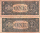 USA 2 X 1 Dollar Of Federal Reserve Notes 1988 NEW YORK VG-F Consecutive Numbers "free Shipping Via Regular Air Mail" - Federal Reserve (1928-...)