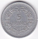 5 Francs Lavrillier 1945 , En Aluminium , 9 Ouvert, Gad# 766 - 5 Francs