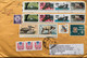 USA 2022, USED COVER SE-TENENT STRIP 4 STAMPS WAR ,WORLD WAR 2 ,BIRD, ANIMAL STAMPS ON STAMP ,SHIP, LIBRARY, 16 STAMPS U - Cartas & Documentos