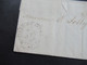 Schweiz 1861 Faltbrief Mit Inhalt Stempel Motiers Travers Und Roter K2 Suisse 3 Pontarlier AMB Neuchatel - Pontarlier - Lettres & Documents