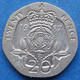 UK - 20 Pence 1987 KM# 939 Elizabeth II Decimal Coinage (1971) - Edelweiss Coins - 20 Pence