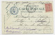 SEMEUSE 10C CARTE CORSE 1905 POUR SALAZIE REUNION REEXPEDIEE MADAGASCAR - Brieven En Documenten