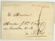 BRUXELLES 1815 Cent-Jours Pour Paris LSC Sans Contenu - 1814-1815 (Governo Generale Del Belgio)