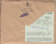 Lettre Recommandée En Port Payé Obl. Citta Del Vaticano Le 23/10/04 + Papillon Des Douanes "Monnaies Avec Facture" - Storia Postale