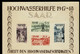 MINISTERBLOCK 1 + 2 SARRE SAAR SAARLAND SAARBRÜCKEN 1948 CERTIFICAT EXPERTISE ATTEST MI NR BL 1 + 2 M EPREUVE LUXE PROOF - Blokken & Velletjes