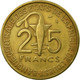 Monnaie, West African States, 25 Francs, 1971, TTB, Aluminum-Bronze, KM:5 - Ivory Coast