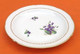 Suite De 6 Assiettes Creuses Décor Floral, Réhaussé D Un Liseré Or Porcelaine De Limoges C.G Pâtes Et Emaux De Limoges F - Limoges (FRA)