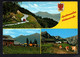 (RECTO / VERSO) GNADENWALDER HÖHENSTRASSE - TIROL - MULTIVUES - BEAU TIMBRE ET CACHET - PLI ANGLE BAS A GAUCHE - CPM GF - Wattens