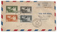 OCEANIE Etablissements Français ILE TAHITI 1949 Papeete Registered Air Mail Cover To US PAR AVION POSTE AERIENNE - Briefe U. Dokumente