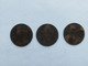 3 Monnaies 1 PENNY VICTORIA -  1862 -1876 - 1885 - Non Nettoyées - D. 1 Penny