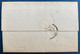 Grèce Lettre D'OCT 1850 Sans Timbre Dateur D'Athenes Bleu  + Taxe 12 + Dateur D'entrée Rouge De Marseille Pour Bordeaux - ...-1861 Prephilately