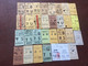 31 TICKETS  RATP Metro  Tous Différents - Europe