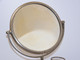 Delcampe - *ANCIENNE GLACE BARBIERE PIED METAL Chromé Supports Accessoires Vides Miroir     E - Mirrors