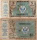 Stati Uniti D'America -5 CENTS-1 DOLLAR P-M15,19  1948 - MILITARI PAYMENT CERTIF - 1948-1951 - Serie 472