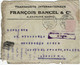 CTN38 - SALVAGED MAIL ALEXANDRIA/LONDON 25/3/1918 - NAVIRE TORPILLE EN MEDITERRANEE - DECALQUE D'UN TP AU VERSO - 1915-1921 Protettorato Britannico