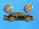 1 PIN'S //  ** PORSCHE 911 CARRERA ** . (Made In France) . Attaches Double - Porsche