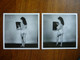 Lot De 2 Photo De Studio Numérotées Années 60 -  Très Belle Femme Brune - Zonder Classificatie