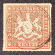 Mi.33a LUXUS Gepr Heinrich BPP, Württemberg 1865 9 Kr. Rötlichbraun Gestempelt GOEPPINGEN 1867  (Wurtemberg XF Used - Used