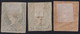 1856-121 CUBA SPAIN ESPAÑA SPANISH ANTILLAS 1856 LINE WATERMARK COMPLETE SET. - Préphilatélie