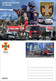 Delcampe - Liberia 2022 Stationery Cards MNH Heroic Firefighters Of Ukraine Fire Engines Collection Set 6 Cards - Liberia