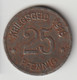 DEUTSCHES REICH - COBLENZ 1918: 25 Pfennig, Notgeld, Funck 80.2 - 25 Pfennig