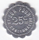 42. Loire. Saint-Rambert-sur-Loire . Café Philippot à La Baraillière. 25 Centimes, En Aluminium - Monetari / Di Necessità