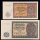 10 + 20 Deutsche Mark Berlin DDR 1955 | MUSTERNOTEN | AA012345 + AA0123456 | DDR-12M1 + DDR-13M1 | Sehr Guter Zustand! - Sammlungen