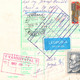 Delcampe - Bulletin D'expédition Parcel Packet Despatch FORM Czechoslovakia Hungary CUSTOMS Postmark AIR MAIL LABEL VIGNETTE 1992 - Unclassified