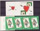 POLAND 1997 KOCHAM CIE I LOVE YOU BOOKLET COMPLETE VALENTINES DAY Mi No 3634-35 MNH Fi 10 Heart Cupid Playing Card Queen - Cuadernillos