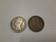 Deux Pièces Du Roi Albert I   Congo - 1 Franc