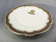 Delcampe - * ASSIETTE EN PORCELAINE DE LIMOGES W.GUERIN MONOGGRAMME + Assiette - Limoges (FRA)