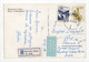 1964. YUGOSLAVIA,SERBIA,MATARUSKA BANJA,RECORDED AIRMAIL POSTCARD TO TEHRAN,IRAN - Aéreo