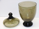 Delcampe - *ANCIEN POT COUVERT VERRE FUME VINTAGE Années 70 JUS De GRENIER COLLECTION    E - Vases