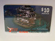 BERMUDA  $ 10,-  TBI / AERIAL VIEUW   BERMUDA  / WHITE     VALUE   /   PREPAID CARD  Fine USED  **11315** - Bermude