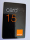 Phonecard St Martin French  ORANGE / 15 UNITS / DATE  / NO /  USED  CARD   **11349  ** - Antilles (Françaises)