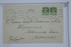 BF7 DANEMARK    BELLE LETTRE   1922 COPENHAGUE +PAIRE DE TP +AFFRANCH. INTERESSSANT - Lettres & Documents