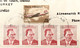 TURKEY TO USA USED COVER 1967, TURKISH AIRLINES, AIR EXPRESS!! 220K  7 AIRCRAFT STAMPS, KEMAL ATATURK STAMPS, HAVAALANI - Briefe U. Dokumente