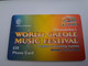DOMINICA / $20 CHIPCARD  WORLD CREOLE MUSIC FESTIVAL 2000       Fine Used Card  ** 11442 ** - Dominique