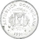 Monnaie, République Dominicaine, 25 Centavos, 1991 - Dominicaine