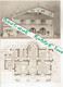 2 PLANS DESSINS 1913 AGAY VAR VILLA LES CIGALES ARCHITECTE MESSIAH - Côte D'Azur