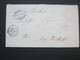 1869 , BAHNPOST  Heidelberg - Würzburg , Stempel Sowie : OBERSCHEFFLENZ Postabl. Eichholzheim, Brief - Covers & Documents