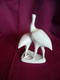 Porzellan Figur - Vogelpaar -  Mit Goldbemalung  (1004) Preis Reduziert - Hollóházá (HUN)