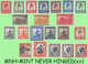 1942 ** RUANDA-URUNDI RU 126/146 MNH PALM SET SELECTION ( X 21 Stamps ) - Neufs