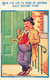CPA Illustrateur Reg Maurice - Humour - Homme Devant Sa Porte Avec Une Clef - Think Of Another Bally Bedtime Story - Maurice