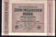 10 Milliarden Mark 1.10.1923 - Wz Hakensterne - FZ NF - Reichsbank (DEU-136f) - 10 Miljard Mark