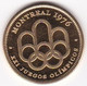 Jeton En Laiton Jeux Olympiques D'été Montréal 1976 - Autres & Non Classés