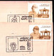 HINDUISM- SINHASTHA KUMBH MELA-NASHIK-1991-2x SPECIAL COVERS=JAIN MUNI MISHRIMAL- ERROR-UNIQUE- BX3-3 - Hindouisme