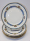 *6 ASSIETTES PLATES PORCELAINE LIMOGES JB France (JEAN BOYER) Dorures  E - Limoges (FRA)