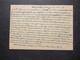 Berlin (West) 1949 GA P 4a Mit Zusatzfrankatur Rotaufdruck Als Fern PK Berlin - FFM Absender Dr. W. Rommel - Postcards - Used