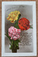 3 EARLY C20 GOOD LUCK CARDS - SWANSEA, A 1929 FLORAL GOOD LUCK CARD AND AN OLD, UNUSED, BLACK CAT, XMAS CARD - Glamorgan